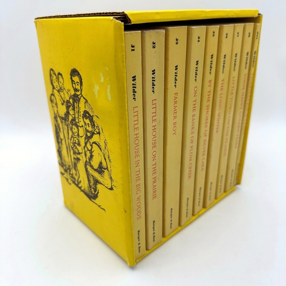 Little House Books Box Set 9 Harper & Row Paperback Laura Ingalls Wilder 1981